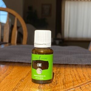 Young Living Lime Oil in Green and White